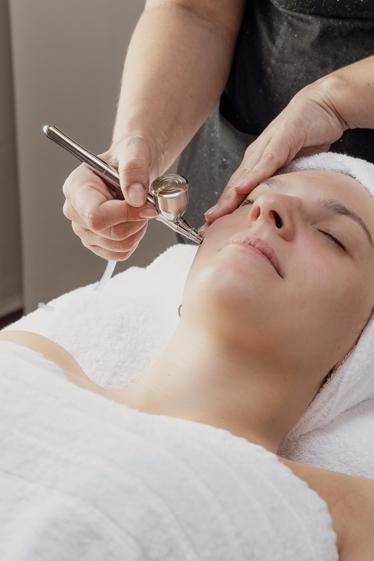 Trattamento viso con ossigeno iperbarico
