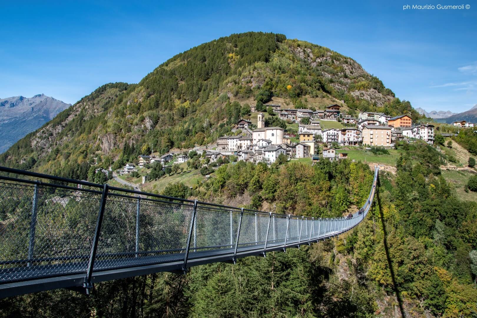 ponte sospeso in valtellina